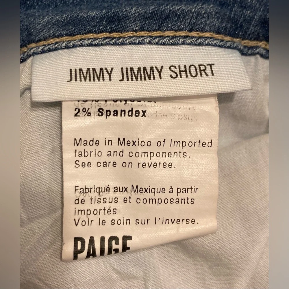 Paige Jimmy Jimmy Short size 28 gently used condition - Picture 4 of 6